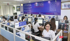 Không gian làm việc của Tổng đài 1022 Đà Nẵng