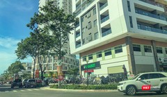 Một góc công trình Chung cư Monarchy Block B (Đà Nẵng) do Công ty CP Đầu tư và Phát triển nhà Đà Nẵng làm chủ đầu tư