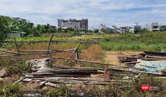 Khu đất quy hoạch xây dựng Trung tâm Văn hóa thể thao phối hợp sinh hoạt cộng đồng Khu dân cư Phú Mỹ An (quận Ngũ Hành Sơn, TP Đà Nẵng) vẫn không được Công ty 579 giao trả