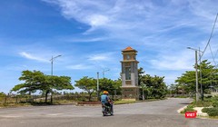 Một góc dự án Khu đô thị Phú Mỹ An (quận Ngũ Hành Sơn, TP Đà Nẵng) được gắn tên "chủ mới".