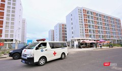 Khu ký túc xá phía tây TP Đà Nẵng được trưng dụng làm Bệnh viện dã chiến điều trị COVID-19