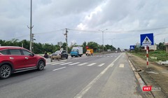 Giao thông trên Quốc lộ 1A đoạn qua địa bàn xã Tam Đàn và xã Tam An (thuộc huyện Phú Ninh, tỉnh Quảng Nam) đã được thông suốt