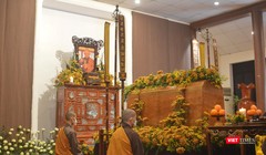 Quang cảnh lễ tang Thiền sư Thích Nhất Hạnh (ảnh Tuấn Hiệp)