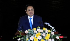 Thủ tướng Chính Phủ Phạm Minh Chính phát biểu tại lễ Khai mạc năm Du lịch Quốc gia – Quảng Nam 2022