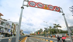 Hầm chui nút giao thông phía Tây cầu Trần Thị Lý