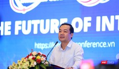 Ông Phạm Đức Long - Thứ trưởng Bộ TT&TT Việt Nam phát biểu tại sự kiện