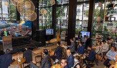 Sự kiện diễn ra tại Space Furniture Asia Hub, số 77 đường Bencoolen, Singapore với sự tham gia của hàng trăm nhà đầu tư quốc tế.