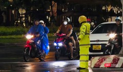 Lực lượng CSGT tuần tra đảm bảo an toàn giao thông trên địa bàn.