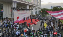 Quang cảnh lễ hội giao lưu văn hoá Việt – Nhật tại ĐH Đông Á năm 2023