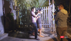 Lê Phú Cao - đối tượng gây ra vụ cướp ngân hàng ở Đà Nẵng vào trưa ngày 20/4 bị bắt tại nơi tạm trú vào đêm 21/4.