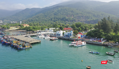 Bến CT15 (bán đảo Sơn Trà), điểm đầu của tuyến du lịch thủy nội địa CT15 đi Hòn Sụp - Bãi Nam - Bãi Đa.