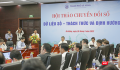Hội thảo chuyên đề “Dữ liệu số - Thách thức và Định hướng” do Thành uỷ Đà Nẵng phối hợp với Bộ TT&TT tổ chức đã thu hút sự tham gia của các nhà quản lý, chuyên gia, diễn giả và cộng đồng doanh nghiệp trong lĩnh vực CNTT, chuyển đổi số