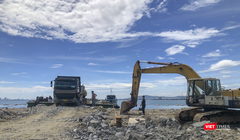 Một góc dự án hạ tầng dùng chung cảng Liên Chiểu (TP Đà Nẵng)