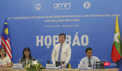 Bộ TT&TT tổ chức họp báo về hội nghị Bộ trưởng Thông tin ASEAN lần thứ 16, ASEAN+3 lần thứ 7 và các hội nghị chuyên ngành thông tin tại Việt Nam.