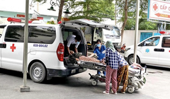 Dịch vụ vận chuyển cấp cứu ở TP HCM (ảnh SYT HCM)