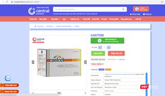 Thực phẩm bảo vệ sức khỏe Castodi của Công ty CP Dược phẩm Linh Đạt vi phạm quy định pháp luật về quảng cáo thực phẩm (ảnh CATTP)