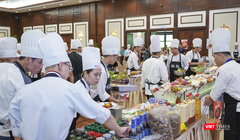 Các đầu bếp tham gia cuộc thi Đầu bếp tài năng Đà Nẵng - Danang Chef Talent Competition 2023
