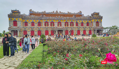 Điện Kiến Trung - ngôi đại điện độc đáo bậc nhất Đại nội Huế đã được trùng tu với vẻ đẹp tuyệt mỹ (Ảnh Đức Trung)