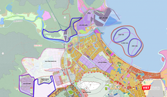 Bản đồ quy hoạch vị trí chọn xây dựng Khu thương mại tự do Đà Nẵng