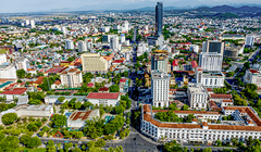 Một góc TP Huế từ trên cao