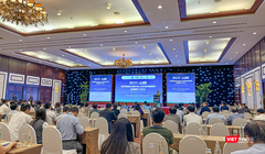 Quang cảnh hội thảo Quốc gia về Chính phủ số và vinh danh Lãnh đạo chuyển đổi số tiêu biểu năm 2024 diễn ra sáng 25/10, tại Đà Nẵng