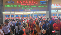 Du khách đến Đà Nẵng trong dịp lễ 30/4-1/5 bằng đường sắt tăng mạnh do chất lượng được cải thiện và nhiều dịch vụ hấp dẫn.