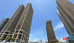 Chi phí xây dựng leo thang, bất động sản đối mặt nhiều áp lực. Ảnh minh hoạ.