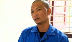 Đối tượng Hồ Văn Phương Tâm tại cơ quan công an.