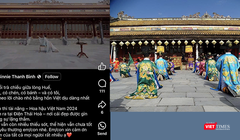 Màn trình diễn tài năng của thí sinh Võ Thị Thanh Bình bị cộng đồng mạng phản ứng và hình ảnh tái hiện không gian lễ chầu trên Sân Đại Triều Nghi, trước Điện Thái Hòa, Đại nội Huế.