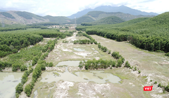 Hiện trạng mỏ khai thác đất trên địa bàn Đà Nẵng chưa hoàn thổ gây ảnh hưởng đến môi trường.