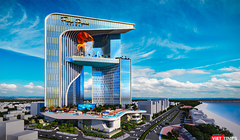Phối cảnh mô hình Trung tâm tài chính quốc tế Đà Nẵng