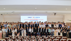 Các đại biểu, chuyên gia chụp ảnh lưu niệm tại Hội thảo Khoa học Quốc tế CITA 2025 tổ chức ở Phnom Penh, Campuchia.