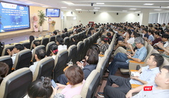 Quang cảnh Hội thảo “Đào tạo kỹ năng truyền thông dành cho chuyên gia y tế tạo ảnh hưởng xã hội” diễn ra tại TP Huế.