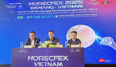 Ban tổ chức HorecFex Việt Nam trả lời hỏi đáp tại buổi công bố sự kiện Triển lãm và diễn đàn công nghệ, đổi mới sáng tạo ngành du lịch (HorecFex) 2025.