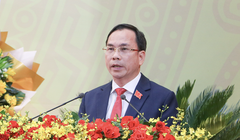 Ông Nguyễn Thanh Hồng, Giám đốc Sở KH&CN thành phố Đà Nẵng phát biểu tham luận tại Đại hội đại biểu lần thứ I Đảng bộ thành phố Đà Nẵng nhiệm kỳ 2025-2030 diễn ra ngày 18/9.