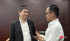 Ông Phan Đức Trung, Chủ tịch Hiệp hội Blockchain & Tài sản số Việt Nam trả lời phỏng vấn VietTimes.