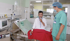 Bệnh nhân Trần Q. (42 tuổi, Đà Nẵng) bình phục sau ca ghép tạng.