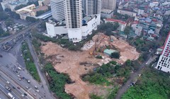 Dự án Constrexim Complex tái khởi động từ đầu năm nay. Ảnh: Hải Thu 