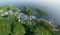 Phối cảnh dự án Cát Bà Amatina. Ảnh: Vinaconex 