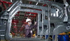 Bên trong nhà máy xe điện VinFast tại Hà Tĩnh. Ảnh: Vingroup 