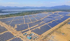 Dự án Nhà máy điện mặt trời Phù Mỹ tại tỉnh Gia Lai (Bình Định cũ) của Bamboo Capital. Ảnh: BCG 