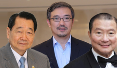 Từ trái qua: Dhanin Chearavanont (#2), Tos Chirathivat (#1), Charoen Sirivadhanabhakdi (3).