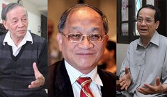 Từ trái qua: Ông Vũ Vinh Phú, TS. Lê Đăng Doanh, TS. Ngô Trí Long