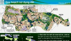 Quy hoạch sử dụng đất phân khu đô thị GN. Nguồn: Viện Quy hoạch xây dựng Hà Nội