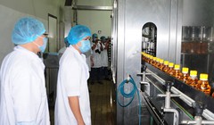 Một dây chuyền sản xuất của công ty Tân Hiệp Phát