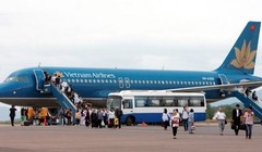 Máy bay của Vietnam Airlines hạ cánh an toàn. ảnh minh họa 
