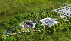 Phối cảnh tổng thể Khu tưởng niệm chiến sĩ Gạc Ma. 