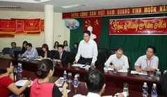 Quang cảnh buổi họp báo.