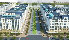 Phối cảnh khu nhà ở giãn dân phố cổ giai đoạn 1 tại Khu đô thị Việt Hưng