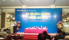 Đại hội đồng cổ đông của Sacombank sáng 21-4, tại TPHCM.
